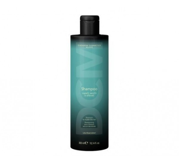 DCM Shampoo for Dry and Damaged Hair Шампоан за суха и изтощена коса с екстракт от цвят на лотос 300ml
